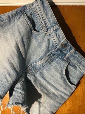Madewell Light Blue the perfect curvy Jean Shorts